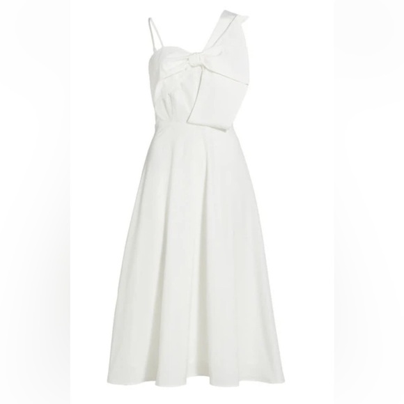 Elie Tahari The Emily Bow Midi Dress - Picture 3 of 7
